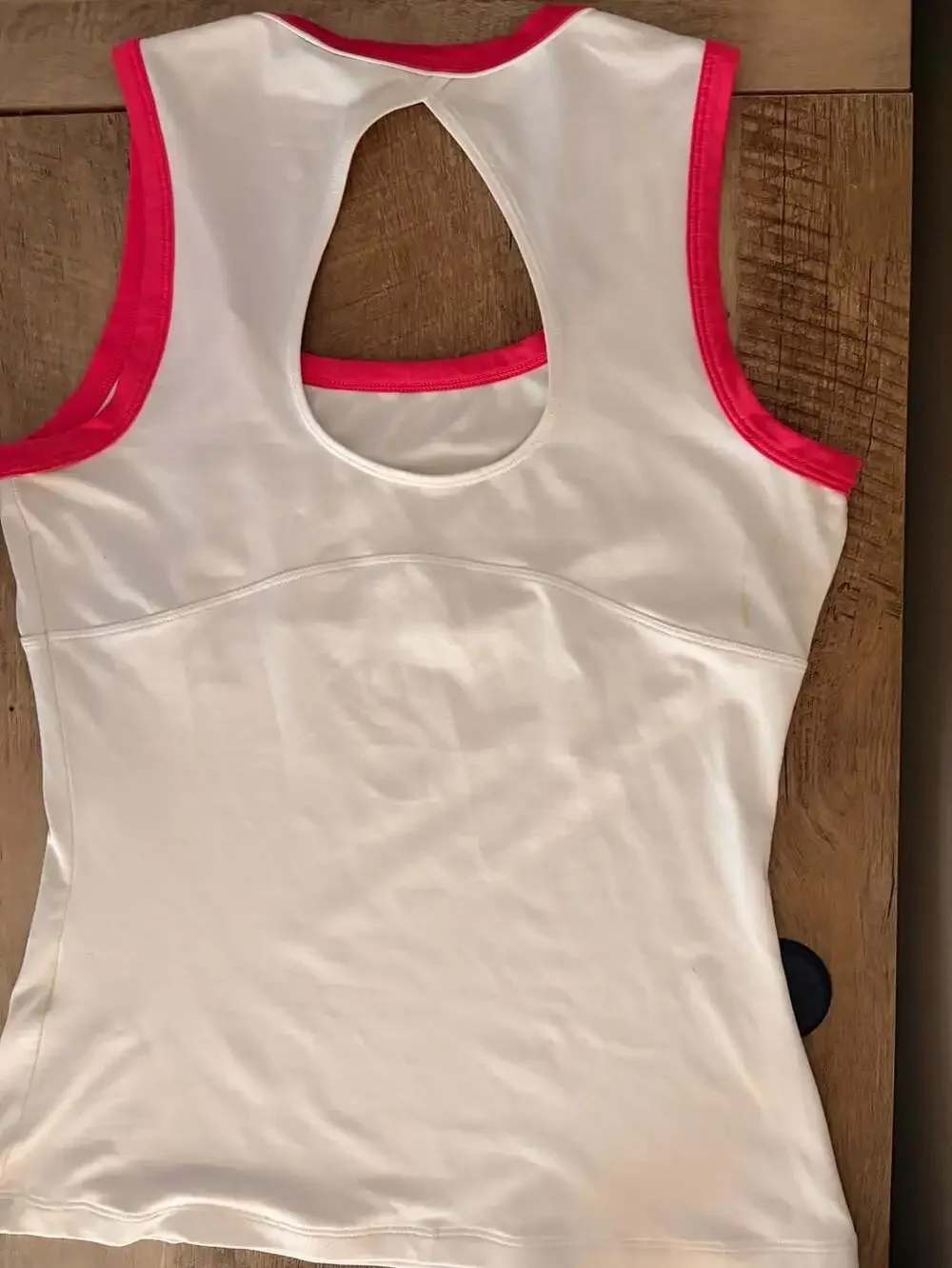 Nike Women's Dri-FIT Athletic Tank Top with Pink Trim